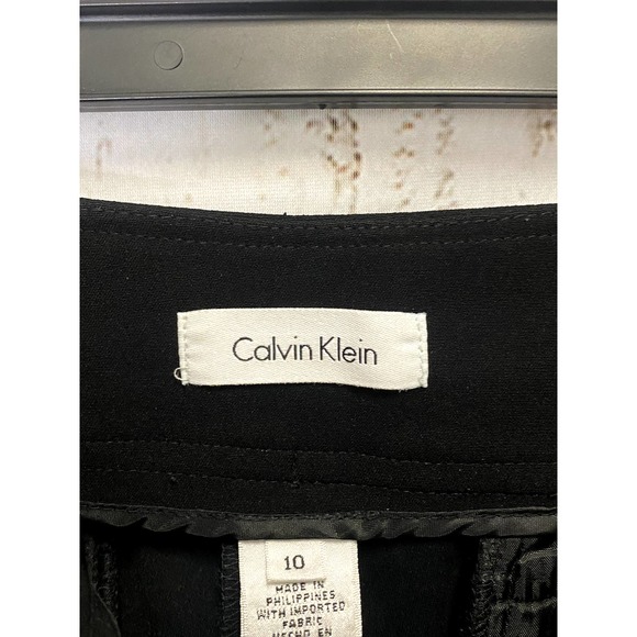 Calvin Klein Black Slacks Size 10 - Picture 3 of 4